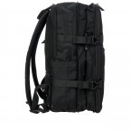 Rucksack / Reisetasche B|Y by Brics Two Way Underseater erweiterbar im Volumen, Farbe: schwarz, grün/oliv, Marke: Brics, Abmessungen in cm: 30x42x14, Bild 4 von 8