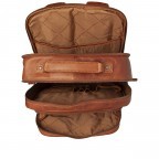 Rucksack Lennox mit Laptopfach 15 Zoll, Farbe: schwarz, cognac, Marke: The Chesterfield Brand, Abmessungen in cm: 31x42x13, Bild 6 von 8