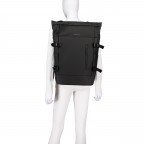 Rucksack Helsinki Pro, Farbe: schwarz, grau, blau/petrol, Marke: Kapten & Son, Abmessungen in cm: 30x52x15.5, Bild 6 von 10
