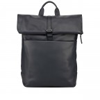 Rucksack Tromsoe Courier Backpack, Farbe: blau/petrol, grün/oliv, Marke: Jost, Abmessungen in cm: 30x44x14.5, Bild 1 von 4