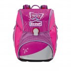 Schulranzen Alpha Set 4-teilig Purple Butterfly, Farbe: rosa/pink, Marke: Scout, Abmessungen in cm: 32x40x25, Bild 2 von 9