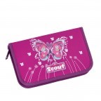 Schulranzen Alpha Set 4-teilig Purple Butterfly, Farbe: rosa/pink, Marke: Scout, Abmessungen in cm: 32x40x25, Bild 6 von 9