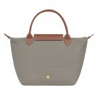 Handtasche Le Pliage Handtasche S Grau, Farbe: grau, Marke: Longchamp, EAN: 3597922208821, Abmessungen in cm: 23x22x14, Bild 3 von 5