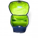 Schulranzen Cubo Set 5-teilig Modell 2022 FallrückziehBär, Farbe: blau/petrol, Marke: Ergobag, EAN: 4057081119523, Abmessungen in cm: 25x40x20, Bild 8 von 12