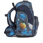 Schulranzen Pack Super Reflex Glow Set 6-teilig Modell 2022 Bär Anhalter durch die Galaxis, Farbe: blau/petrol, Marke: Ergobag, EAN: 4057081119417, Abmessungen in cm: 28x40x25, Bild 4 von 8