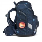 Schulranzen Pack Galaxy Glow Edition Set 6-teilig Modell 2022 KoBärnikus, Farbe: blau/petrol, Marke: Ergobag, EAN: 4057081119332, Abmessungen in cm: 25x35x22, Bild 4 von 12
