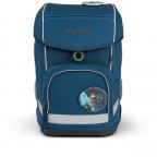 Schulranzen Cubo Eco Hero Edition Set 5-teilig Modell 2022 RobotBär, Farbe: blau/petrol, Marke: Ergobag, EAN: 4057081119691, Abmessungen in cm: 25x40x20, Bild 2 von 11
