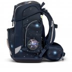 Schulranzen Cubo Galaxy Glow Set 5-teilig KoBärnikus, Farbe: blau/petrol, Marke: Ergobag, EAN: 4057081177073, Abmessungen in cm: 28x40x25, Bild 3 von 7