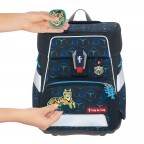Schulranzen Space Shine Special Edition Set 5-teilig Tiger Night Kimba, Farbe: blau/petrol, Marke: Step by Step, EAN: 4047443504111, Abmessungen in cm: 38x37x20, Bild 3 von 15