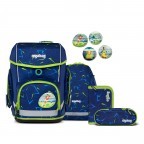 Schulranzen Cubo Set 5-teilig Modell 2025, Farbe: schwarz, blau/petrol, grün/oliv, rosa/pink, Marke: Ergobag, Abmessungen in cm: 28x38x25, Bild 1 von 7