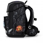 Schulranzen Cubo Reflex Glow Set 5-teilig Modell 2025, Marke: Ergobag, Abmessungen in cm: 28x38x25, Bild 4 von 8