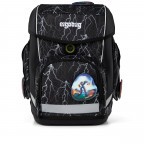 Schulranzen Cubo Reflex Glow Set 5-teilig Modell 2025, Marke: Ergobag, Abmessungen in cm: 28x38x25, Bild 2 von 8