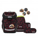 Schulranzen Cubo Set 5-teilig Modell 2026, Farbe: schwarz, blau/petrol, grün/oliv, flieder/lila, rosa/pink, beige, Marke: Ergobag, Abmessungen in cm: 28x39x25, Bild 1 von 7