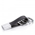 Schlüsselanhänger Twister Schwarz, Farbe: schwarz, Marke: Troika, EAN: 4024023116810, Abmessungen in cm: 0.9x7.5x1.9, Bild 1 von 3