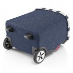 Einkaufsroller Carrycruiser Heringbone Dark Blue, Farbe: blau/petrol, Marke: Reisenthel, EAN: 4012013734076, Abmessungen in cm: 42x47.5x32, Bild 7 von 7