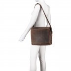 Kuriertasche Huntsville Habib mit Laptopfach, Marke: Hausfelder Manufaktur, Abmessungen in cm: 33x30x11, Bild 4 von 6