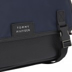 Kuriertasche Lux Nylon Mini Messenger Space Blue, Farbe: blau/petrol, Marke: Tommy Hilfiger, EAN: 8720645821588, Abmessungen in cm: 27.5x19.5x7, Bild 4 von 4