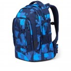 Rucksack Pack Jungle Flow Grün Schwarz-Weiß Punkte, Farbe: anthrazit, gelb, Marke: Satch, EAN: 4057081012473, Abmessungen in cm: 30x45x22, Bild 5 von 14