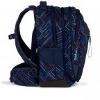 Rucksack Match 2025 erweiterbar auf 35 Liter, Farbe: schwarz, anthrazit, blau/petrol, grün/oliv, flieder/lila, orange, Marke: Satch, Abmessungen in cm: 30x45x24, Bild 4 von 10
