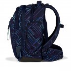 Rucksack Match 2025 erweiterbar auf 35 Liter, Farbe: schwarz, anthrazit, blau/petrol, grün/oliv, flieder/lila, orange, Marke: Satch, Abmessungen in cm: 30x45x24, Bild 7 von 10