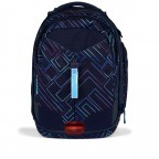 Rucksack Match 2025 erweiterbar auf 35 Liter, Farbe: schwarz, anthrazit, blau/petrol, grün/oliv, flieder/lila, orange, Marke: Satch, Abmessungen in cm: 30x45x24, Bild 10 von 10
