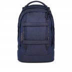 Rucksack Pack 2025 Next Denim Special Edition Set dreiteilig, Farbe: blau/petrol, Marke: Satch, Abmessungen in cm: 30x45x27, Bild 2 von 16