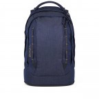 Rucksack Pack 2025 Next Denim Special Edition Set dreiteilig, Farbe: blau/petrol, Marke: Satch, Abmessungen in cm: 30x45x27, Bild 3 von 16