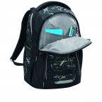 Rucksack Mate Reflective Modell 2026 30 Liter, Farbe: schwarz, flieder/lila, Marke: Coocazoo, Abmessungen in cm: 30x44x23, Bild 5 von 10