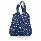 Falttasche Mini Maxi Shopper Spots Navy, Farbe: blau/petrol, Marke: Reisenthel, EAN: 4012013584282, Abmessungen in cm: 43.5x63x6, Bild 1 von 2