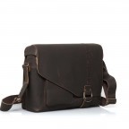 Kuriertasche Hunter Big Judd Vintage Grey, Farbe: anthrazit, Marke: Aunts & Uncles, Abmessungen in cm: 41x28x12, Bild 3 von 5