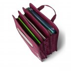 Heftbox Tripleflex, Farbe: schwarz, blau/petrol, flieder/lila, rosa/pink, Marke: Satch, Abmessungen in cm: 25x38x18, Bild 4 von 6