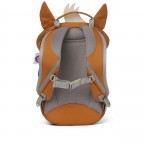 Rucksack Kleiner Freund für Kinder, Farbe: grau, blau/petrol, braun, cognac, grün/oliv, rot/weinrot, flieder/lila, rosa/pink, orange, gelb, Marke: Affenzahn, Abmessungen in cm: 17x25x11, Bild 4 von 5