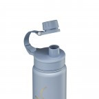 Trinkflasche Edelstahl, Farbe: blau/petrol, grün/oliv, Marke: Satch, Abmessungen in cm: 7x23.5x7, Bild 3 von 5