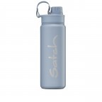 Trinkflasche Edelstahl, Farbe: blau/petrol, grün/oliv, Marke: Satch, Abmessungen in cm: 7x23.5x7, Bild 1 von 5