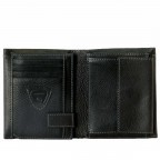 Geldbörse Woodford Billfold V8 Black, Farbe: schwarz, Marke: Strellson, EAN: 4053533241842, Abmessungen in cm: 12x10x2.5, Bild 2 von 4