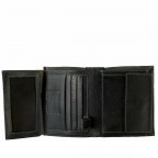 Geldbörse Woodford Billfold V8 Black, Farbe: schwarz, Marke: Strellson, EAN: 4053533241842, Abmessungen in cm: 12x10x2.5, Bild 3 von 4