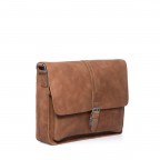 Kuriertasche Blake Messenger L Cognac, Farbe: cognac, Marke: Strellson, EAN: 4053533279425, Abmessungen in cm: 39x31x8, Bild 3 von 4