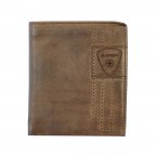 Geldbörse Upminster Billfold V12 Dark Brown, Farbe: braun, Marke: Strellson, EAN: 4053533404568, Abmessungen in cm: 12.5x10x2.5, Bild 1 von 2