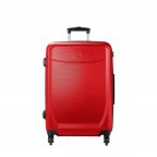Koffer Brisbane 66 cm Rot, Farbe: rot/weinrot, Marke: Loubs, Abmessungen in cm: 44x66x27, Bild 1 von 5