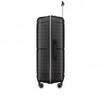 Koffer PP20 75 cm Black Metallic, Farbe: schwarz, Marke: Franky, EAN: 4251672758379, Abmessungen in cm: 52x75x30, Bild 3 von 9