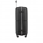 Koffer PP20 75 cm Black Metallic, Farbe: schwarz, Marke: Franky, EAN: 4251672758379, Abmessungen in cm: 52x75x30, Bild 4 von 9