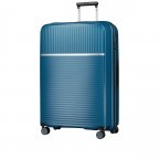 Koffer Calypso L Petrol, Farbe: blau/petrol, Marke: Flanigan, EAN: 4048171004713, Abmessungen in cm: 51x77x30, Bild 2 von 7