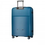 Koffer Calypso L Petrol, Farbe: blau/petrol, Marke: Flanigan, EAN: 4048171004713, Abmessungen in cm: 51x77x30, Bild 6 von 7