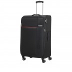 Koffer Fun Cruise Spinner 80 Expandable Black Red, Farbe: schwarz, Marke: American Tourister, EAN: 5400520119803, Abmessungen in cm: 47x80x28, Bild 2 von 8