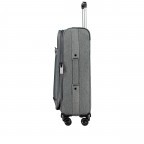 Koffer Dallas M erweiterbar Grau, Farbe: grau, Marke: Enrico Benetti, EAN: 8714872381397, Abmessungen in cm: 42x68x23, Bild 3 von 9