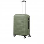 Koffer High Turn Spinner 67, Farbe: schwarz, grün/oliv, rosa/pink, gelb, Marke: American Tourister, Abmessungen in cm: 46.5x67x27.5, Bild 2 von 4