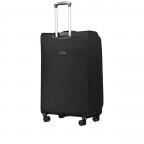 Koffer FLT24 erweiterbar Größe 79 cm, Farbe: schwarz, blau/petrol, Marke: Flanigan, Abmessungen in cm: 50x79x31, Bild 6 von 8