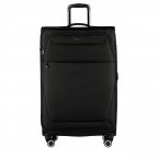 Koffer Magellan 086450 erweiterbar Größe 81 cm, Farbe: schwarz, blau/petrol, Marke: Flanigan, Abmessungen in cm: 48x81x30.5, Bild 1 von 5