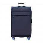Koffer T25 erweiterbar Größe L, Farbe: blau/petrol, Marke: Franky, Abmessungen in cm: 47x80x31, Bild 1 von 7