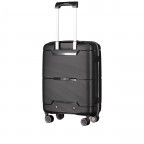 Koffer PP20 innerhalb der IATA-Norm 55 cm Blue Metallic, Farbe: blau/petrol, Marke: Franky, EAN: 4251672758287, Abmessungen in cm: 39.5x55x20, Bild 7 von 10